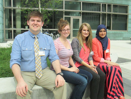 Summer interns in genetic counseling 2015