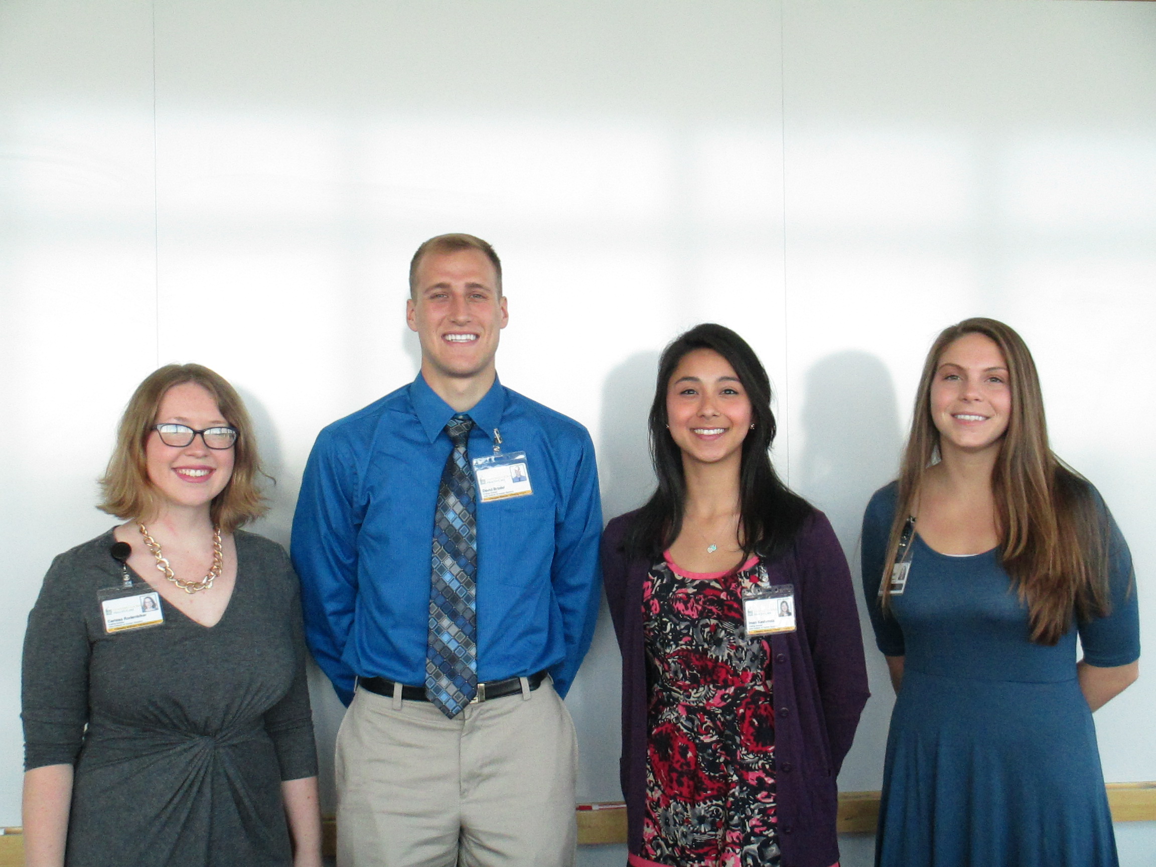 Summer interns in genetic counseling 2016