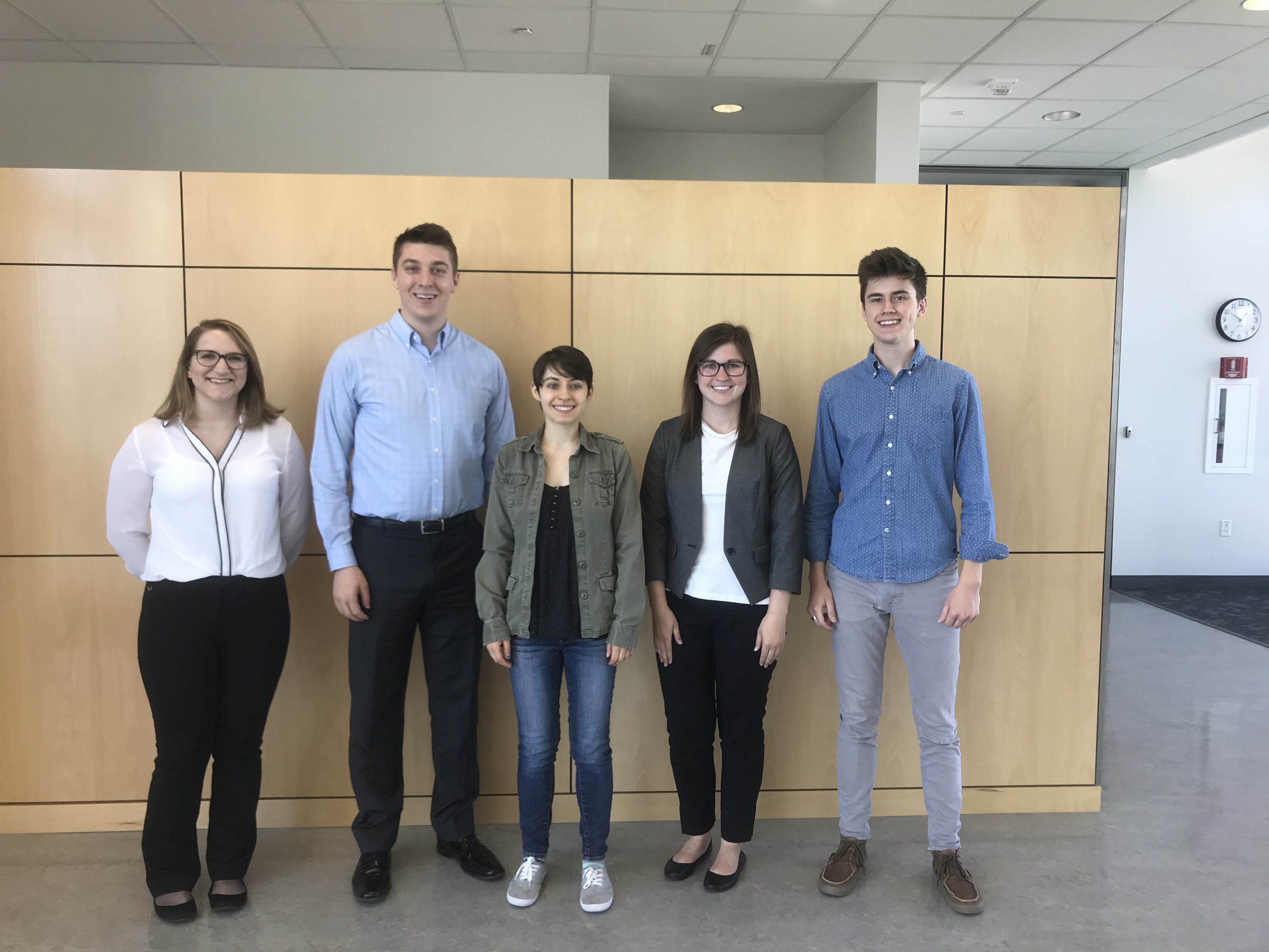 Summer interns in genetic counseling 2018