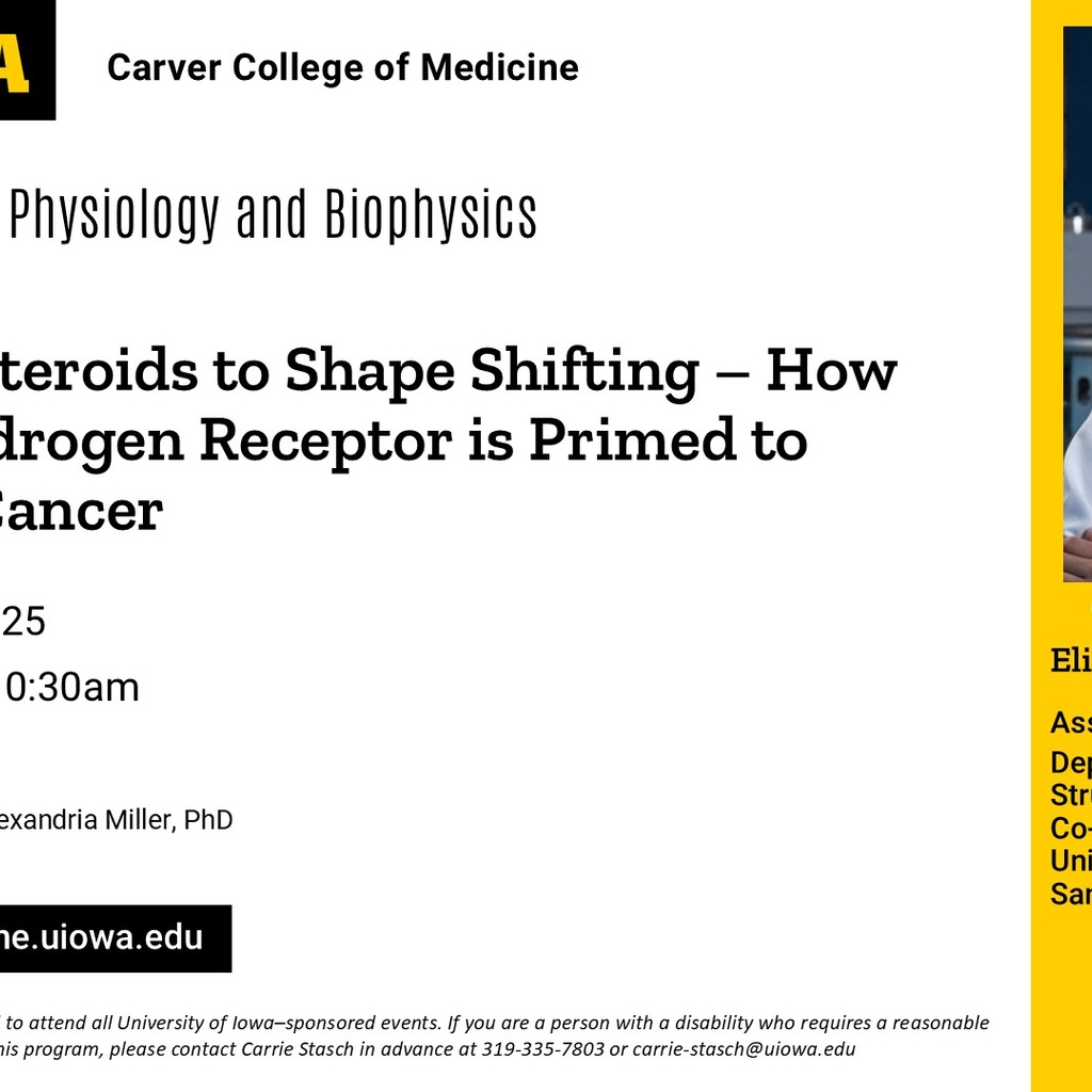 Molecular Physiology and Biophysics Seminar, Elizabeth Wasmuth, PhD promotional image